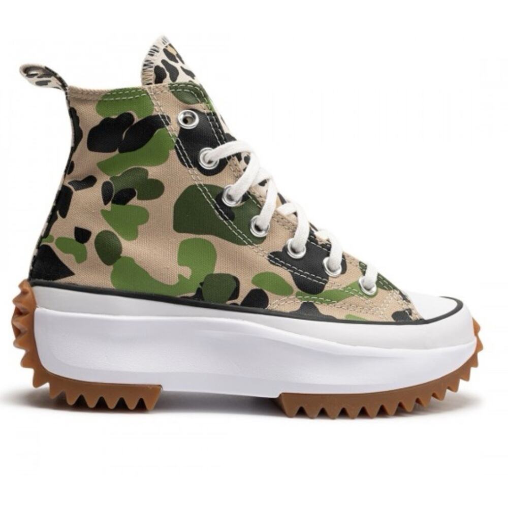 Size 5 - Converse Run Star Hike High Archive Print Camo